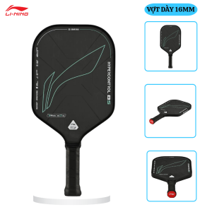 Vợt Pickleball Li-Ning Hypercontrol 8S, Mặt Carbon, Lõi Tổ Ong Dày 16mm, Vua Kiểm Soát Bóng