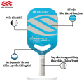 Vợt Pickleball Selkirk Amped Pro Air Invikta Blue, Sức Mạnh, Kiểm Soát & Xoáy Vượt Trội