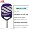 Vợt Pickleball Selkirk Amped Pro Air Invikta Purple, Sức Mạnh, Kiểm Soát & Xoáy Vượt Trội