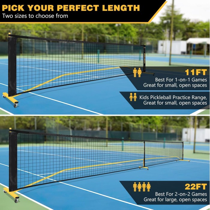 Trụ Lưới Di Động Pickleball, Lắp Đặt Nhanh Chóng, Bền Bỉ, Tiện Lợi Mọi Không Gian