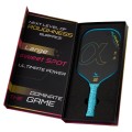 Vợt Pickleball Kamito Alpha 16mm jade green, Carbon T700 Cao Cấp, Cân Bằng Sức Mạnh, Kiểm Soát Tối Ưu