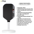 Vợt Pickleball JOOLA Perseus Pro IV 14mm, Công Nghệ Cao, Tối Ưu Lực Đánh, Chơi Tấn Công Áp Đảo